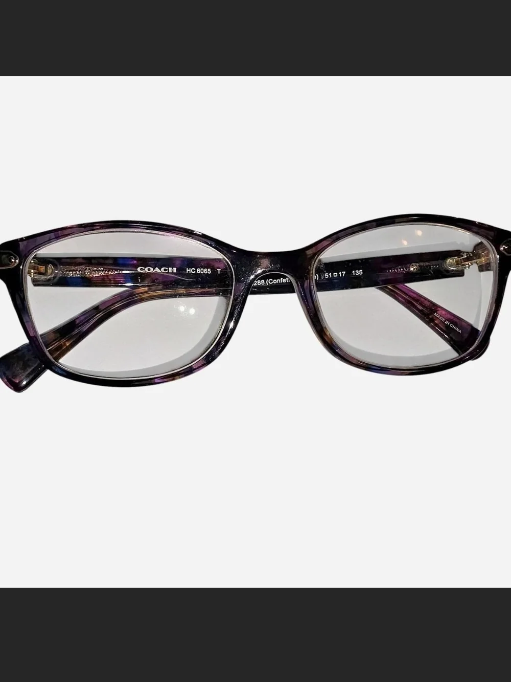Coach PURPLE CONFETTI glasses